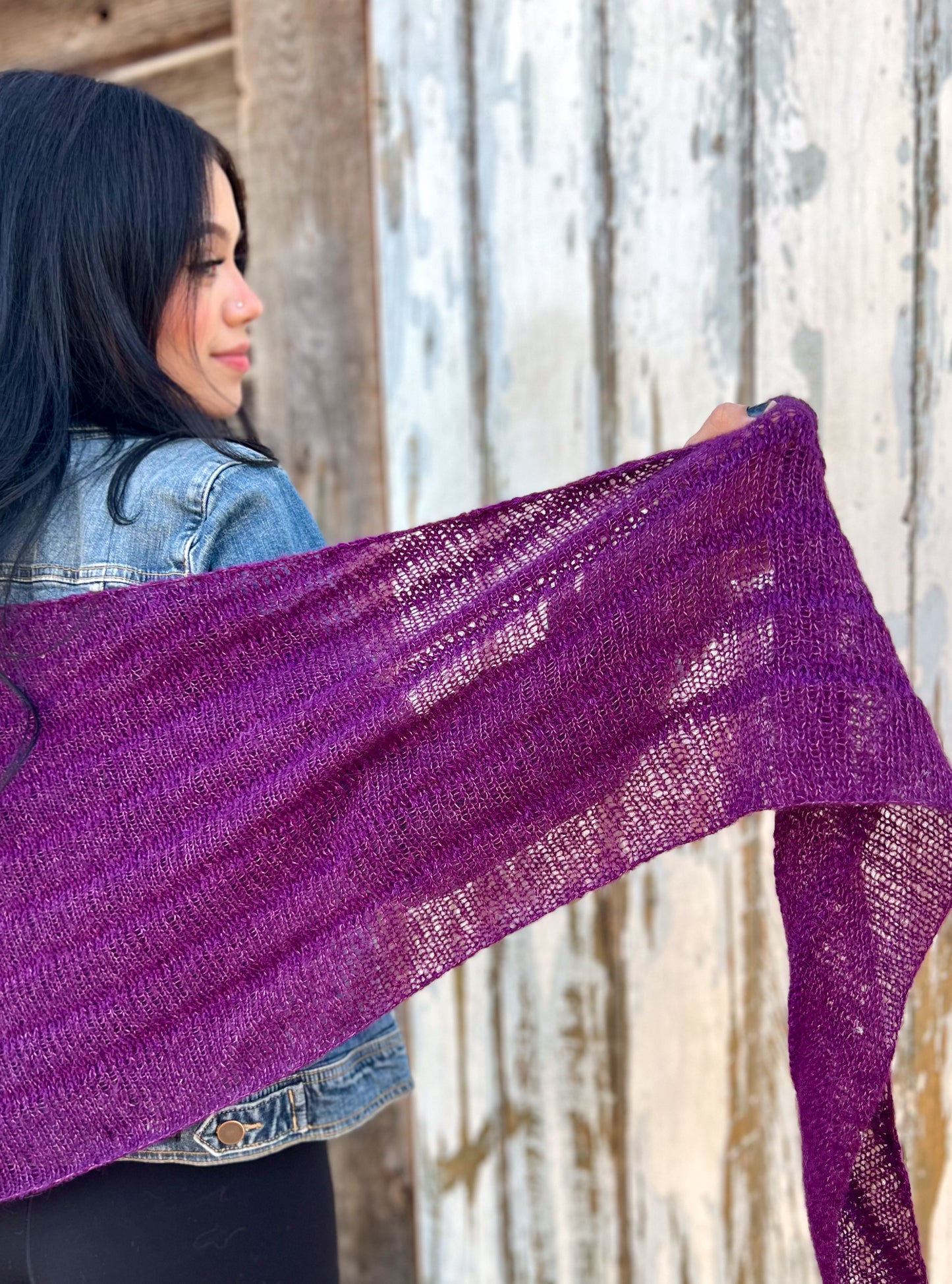 Foggy Morning Shawl, PDF