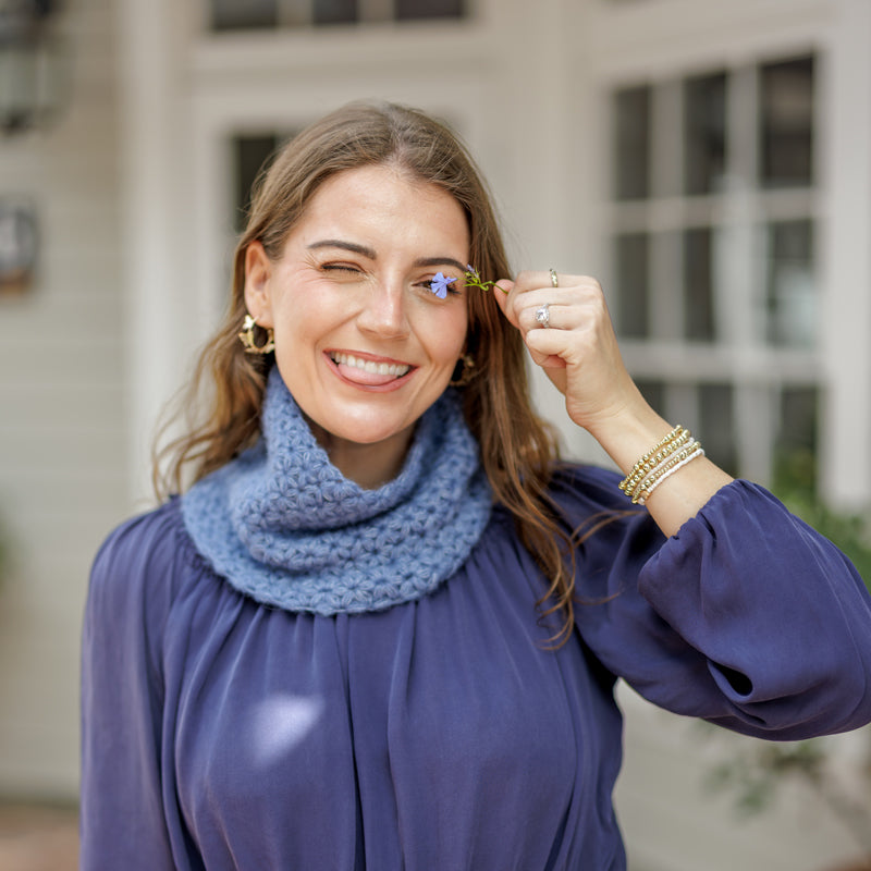 Jasmine Blooms Cowl, PDF