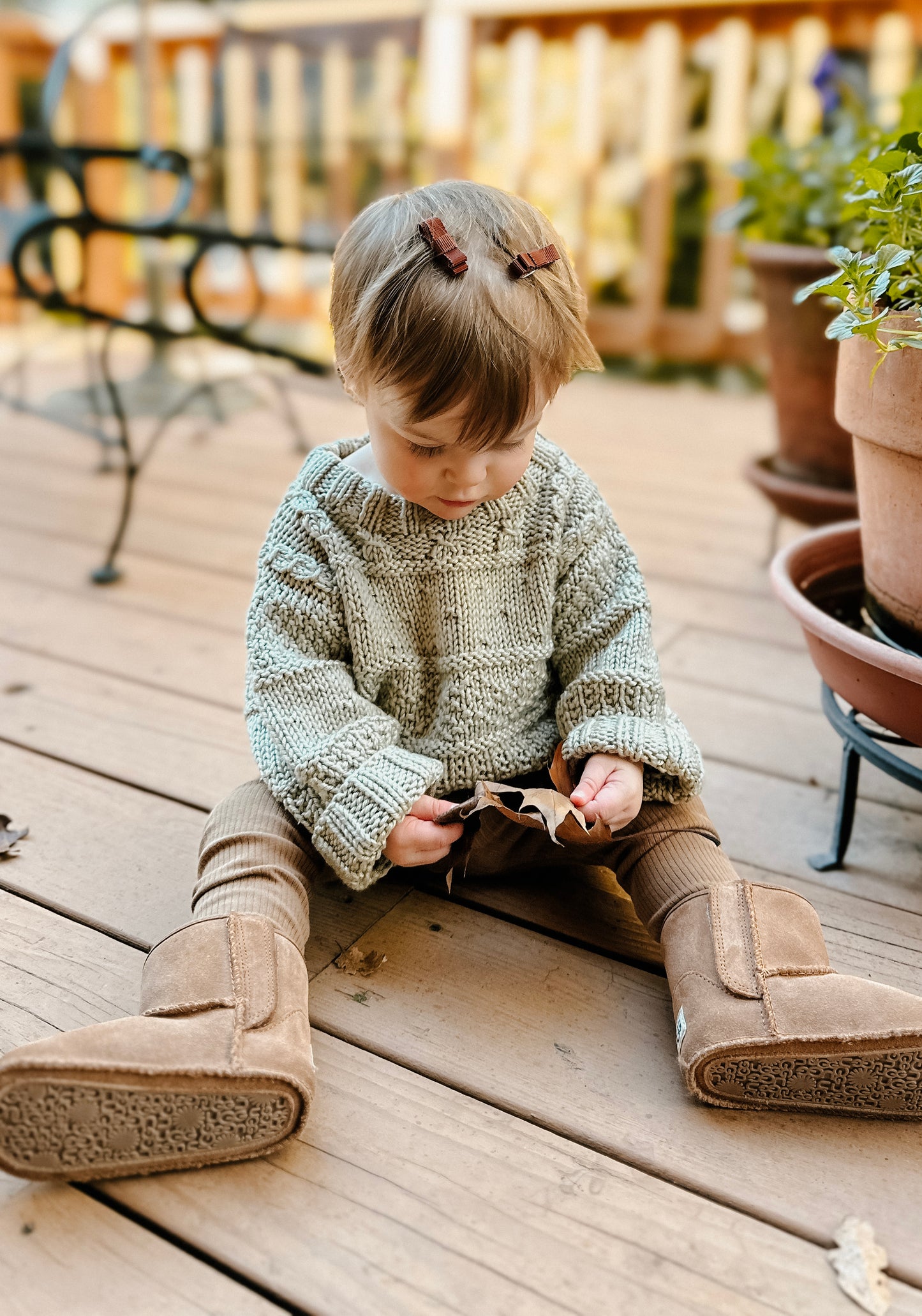 Mini Gansey Sweater, PDF