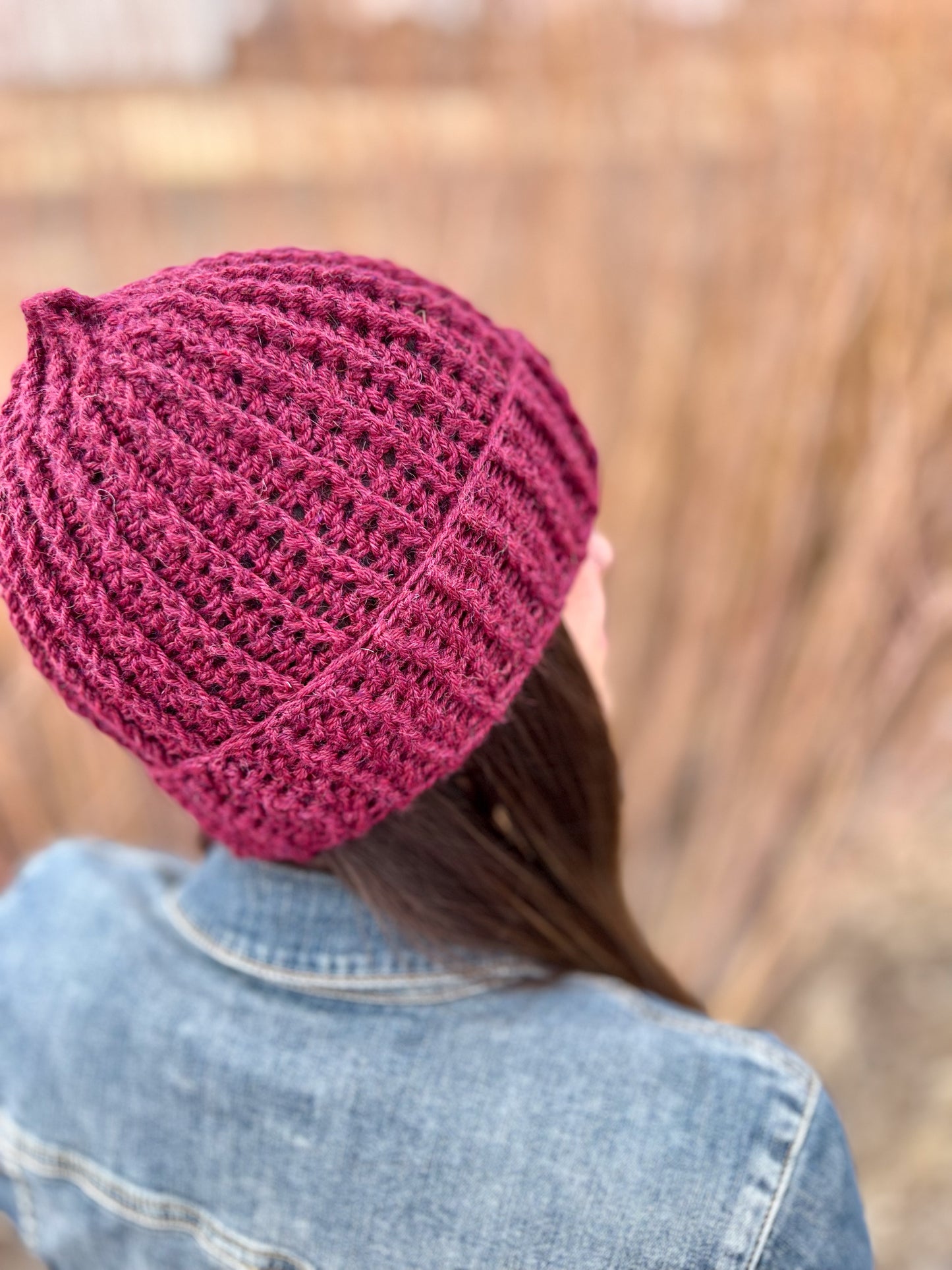 Cranberry Sangria Beanie, PDF
