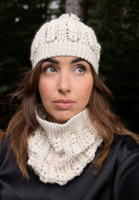 Penguin Tracks Hat & Cowl Set, PDF