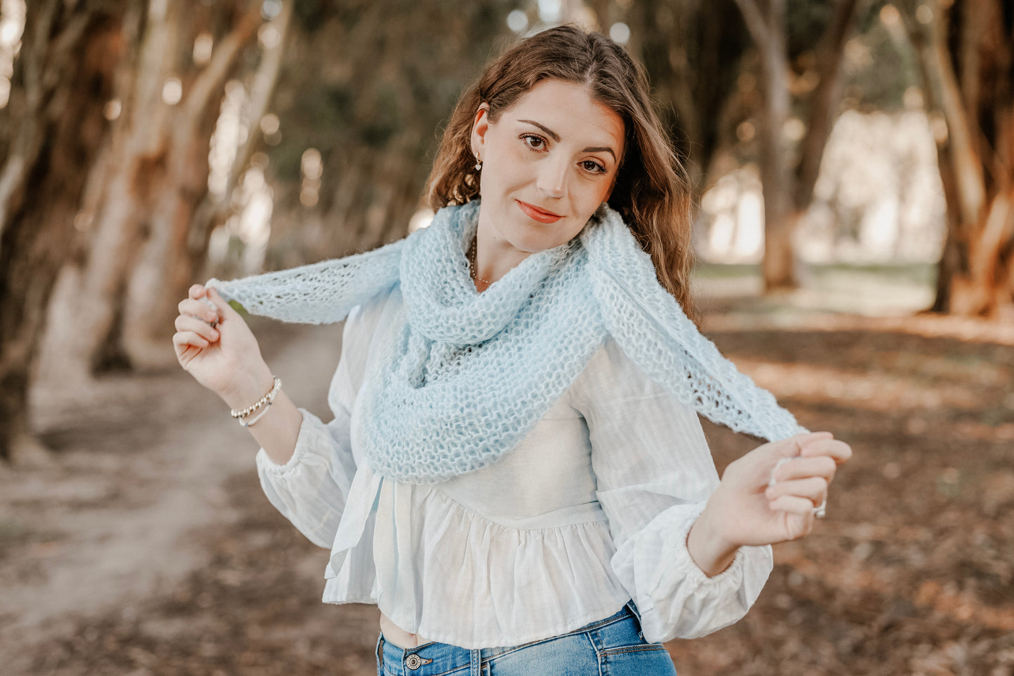 Trinity Triangular Shawl (Knit), PDF