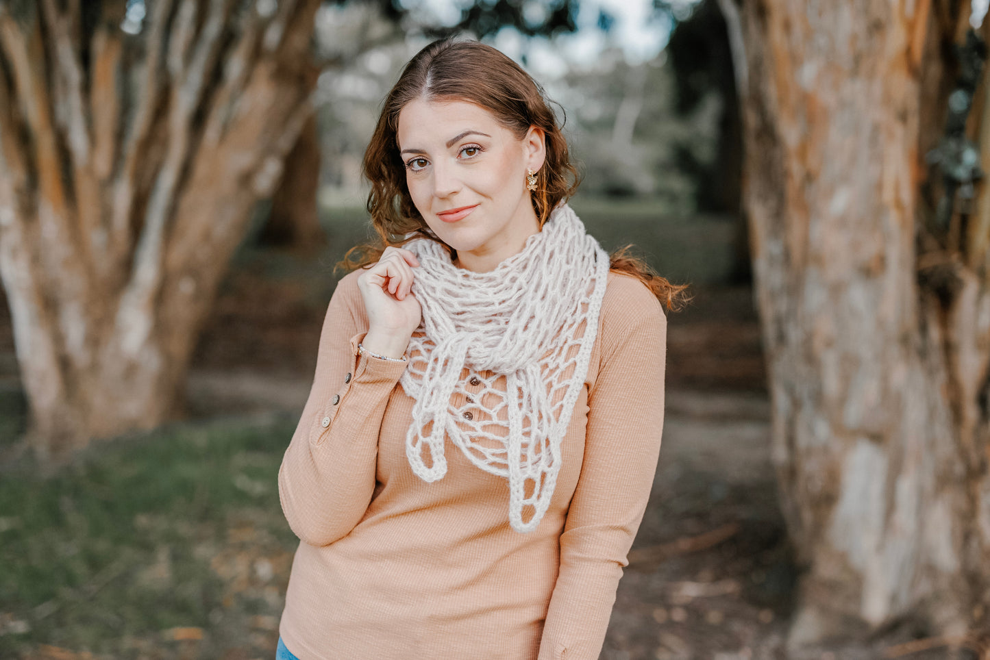 Trinity Triangular Shawl (Crochet), PDF