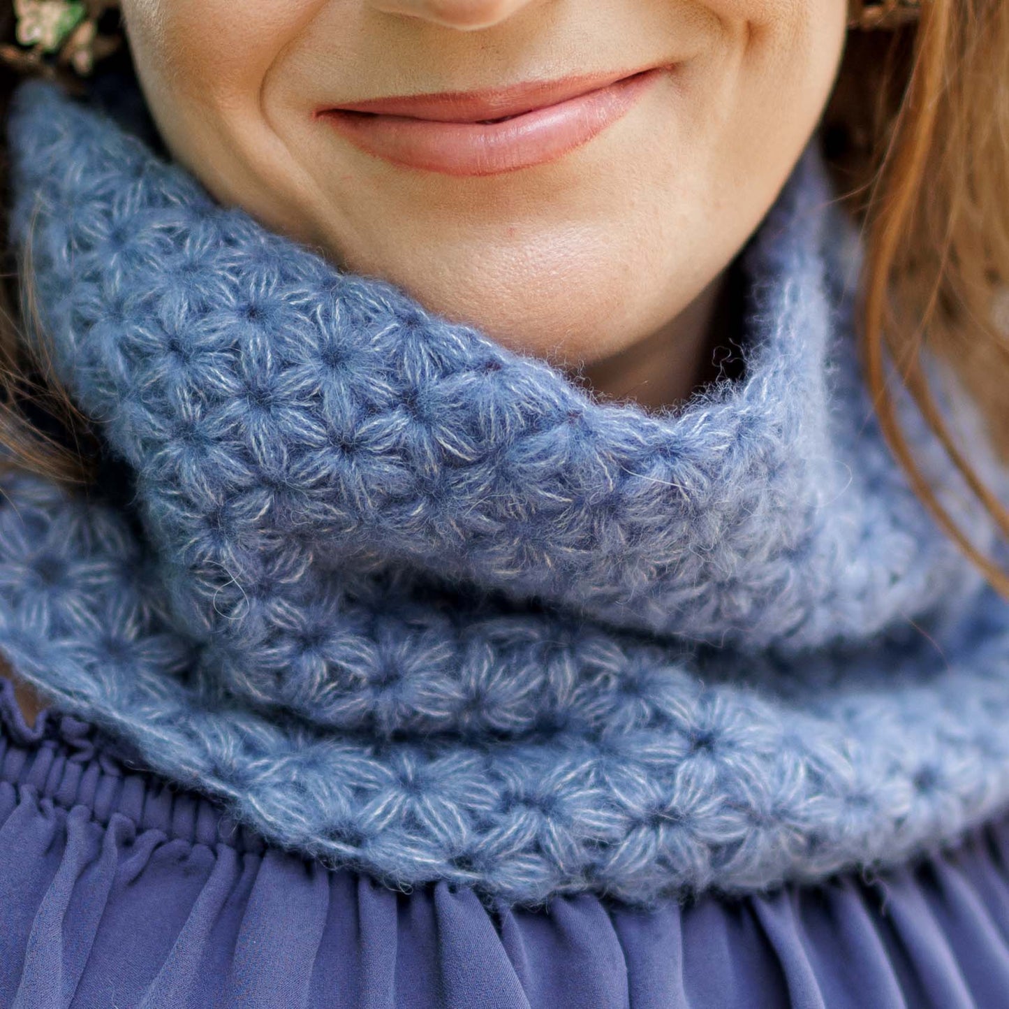 Jasmine Blooms Cowl, PDF