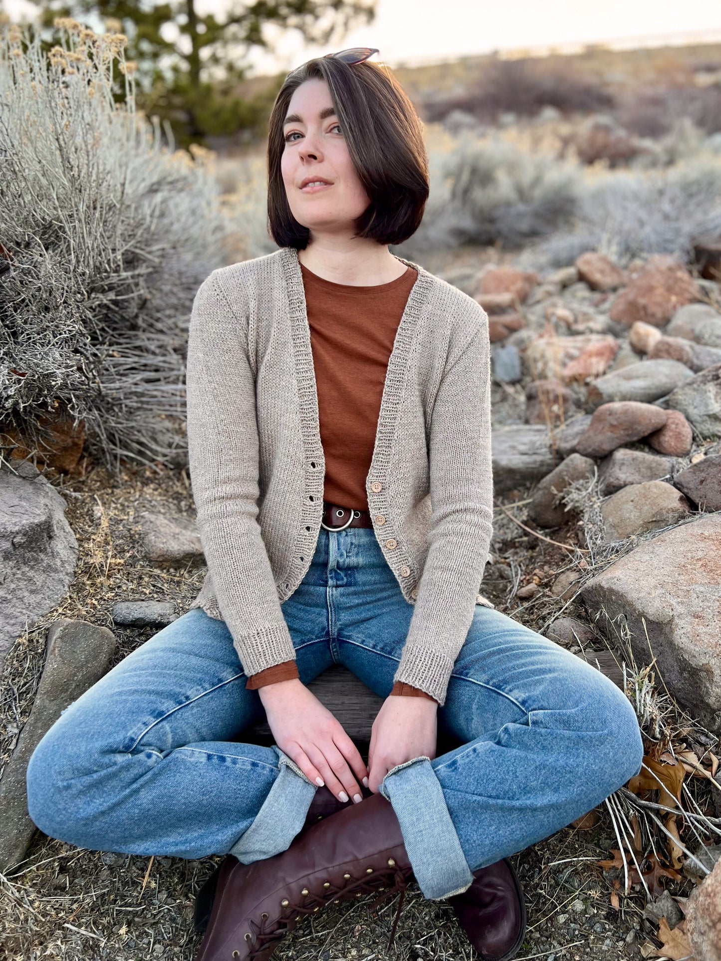 Bookworm Cardigan, PDF