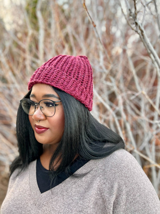 Cranberry Sangria Beanie, PDF