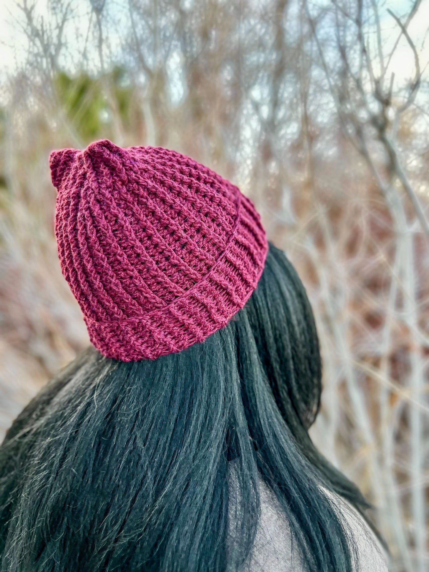Cranberry Sangria Beanie, PDF