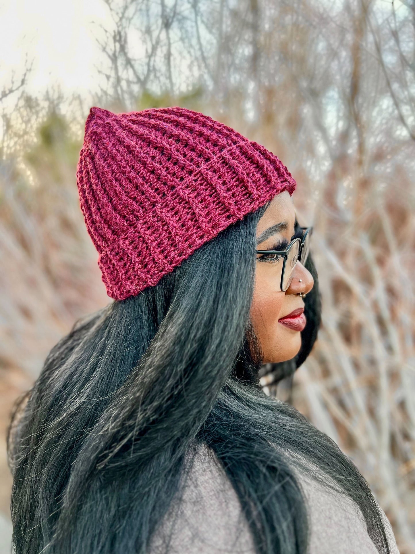 Cranberry Sangria Beanie, PDF