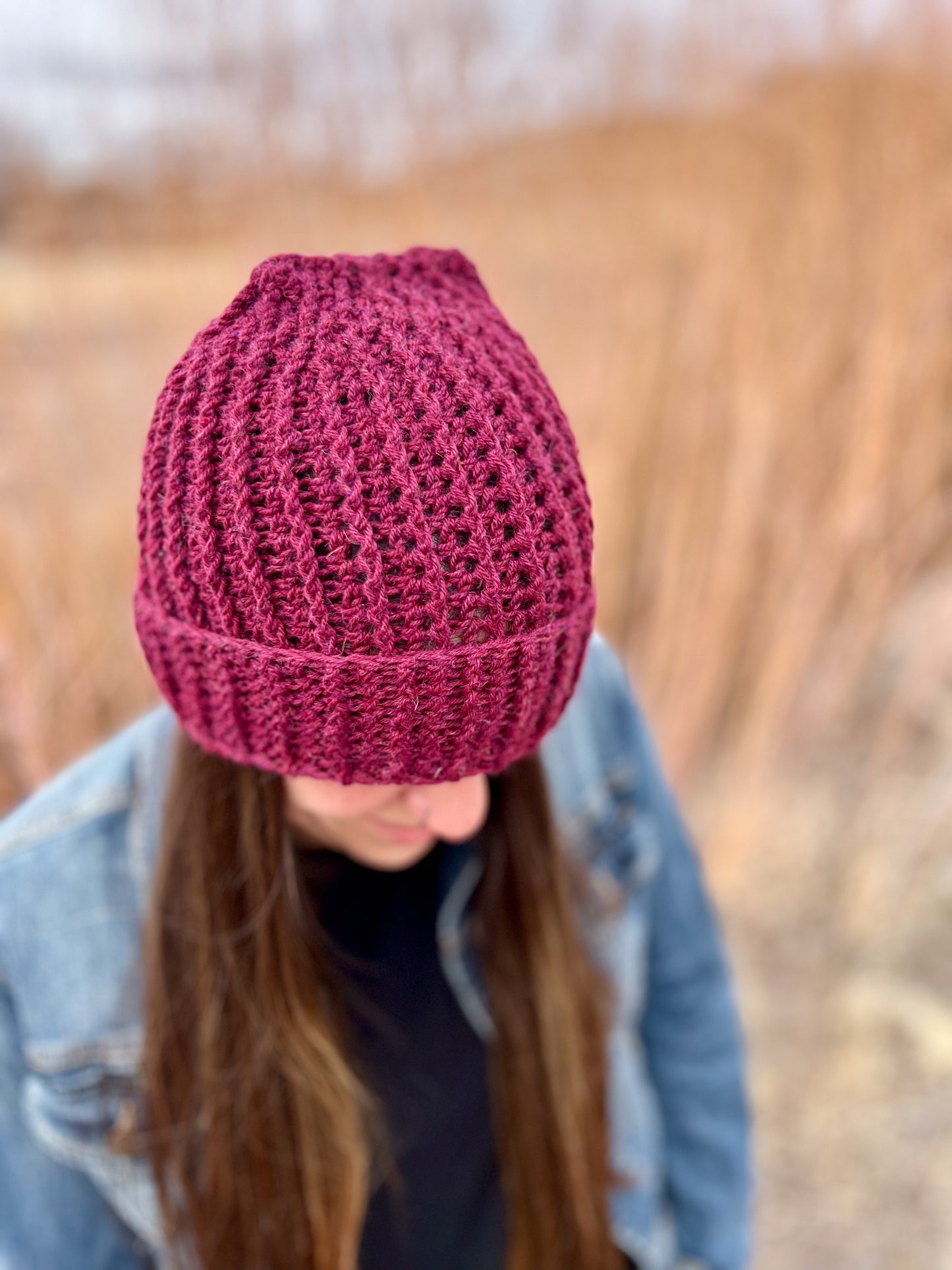 Cranberry Sangria Beanie, PDF